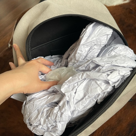 Calvin Klein unisex fabric backpack in grey. - Picture 6 of 6